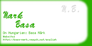 mark basa business card