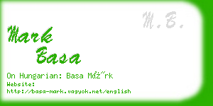 mark basa business card